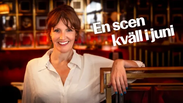 En scen kväll i juni